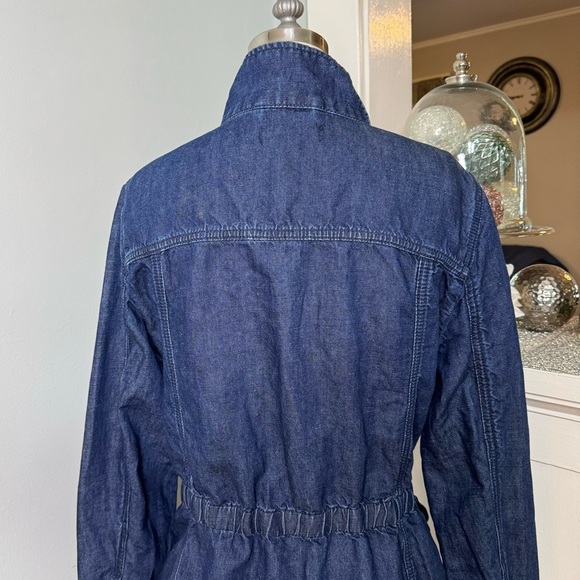 Talbots Denim Field Jacket Jean Jacket Medium - Picture 10 of 13